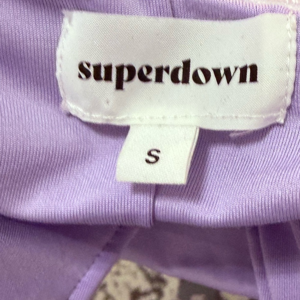Superdown Lavender Ruched Mini Dress - Picture 3 of 4